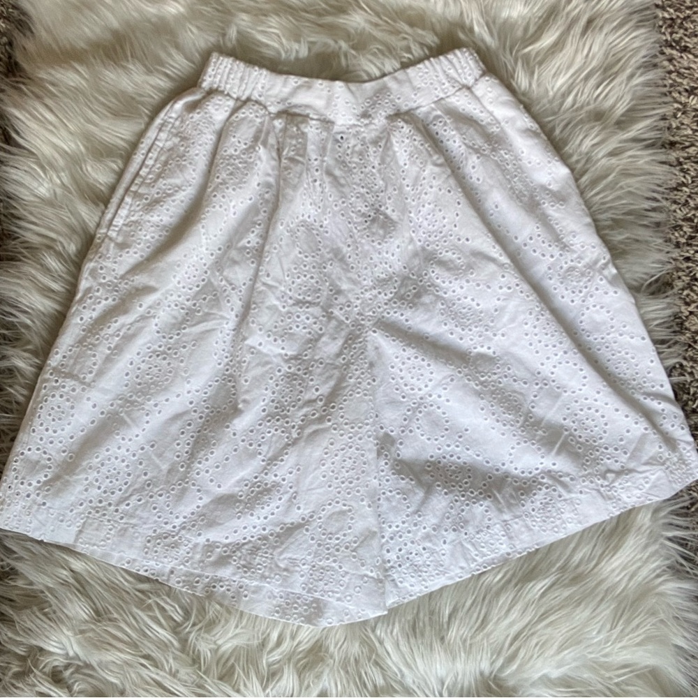 White Eyelet Shorts 🤍
